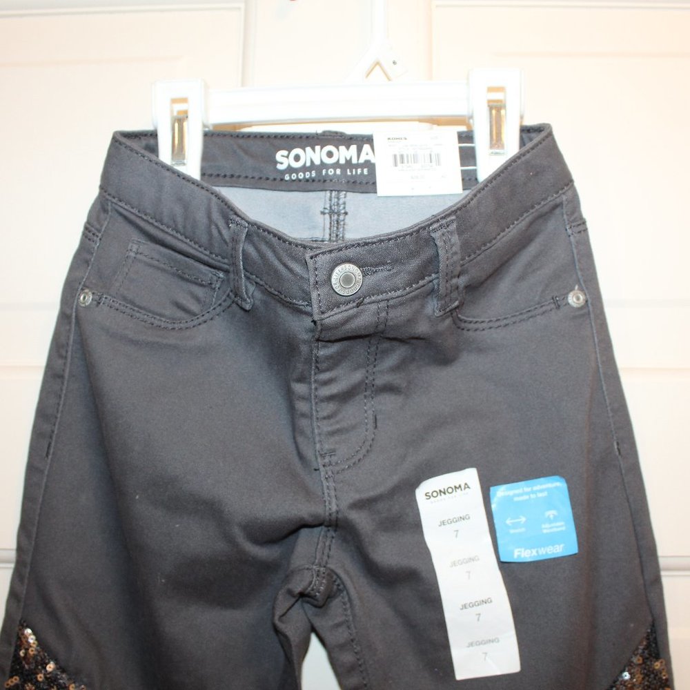 *NEW* Cute flashy pants sz 7 - Picture 6 of 7